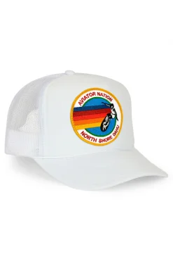 Trucker Hats | Trucker Hats | Aviator Nation NORTH SHORE TRUCKER HAT {{threshold-message}}