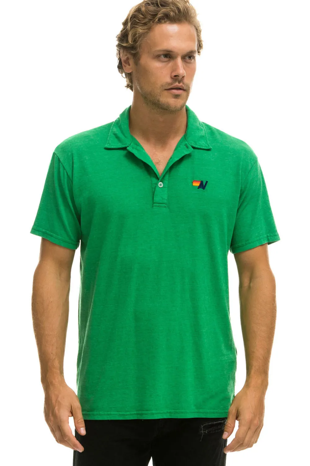 Tees | Aviator Nation POLO - KELLY GREEN KELLYGREEN