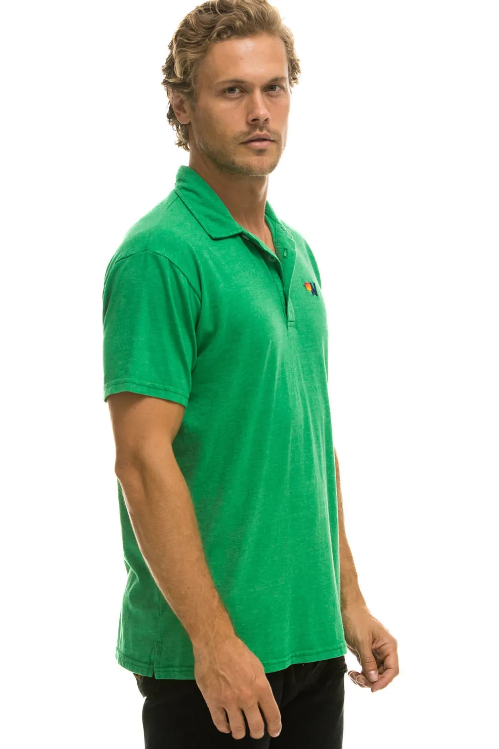 Tees | Aviator Nation POLO - KELLY GREEN KELLYGREEN