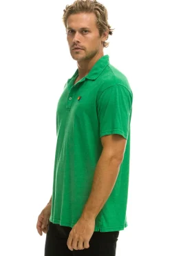 Tees | Aviator Nation POLO - KELLY GREEN KELLYGREEN