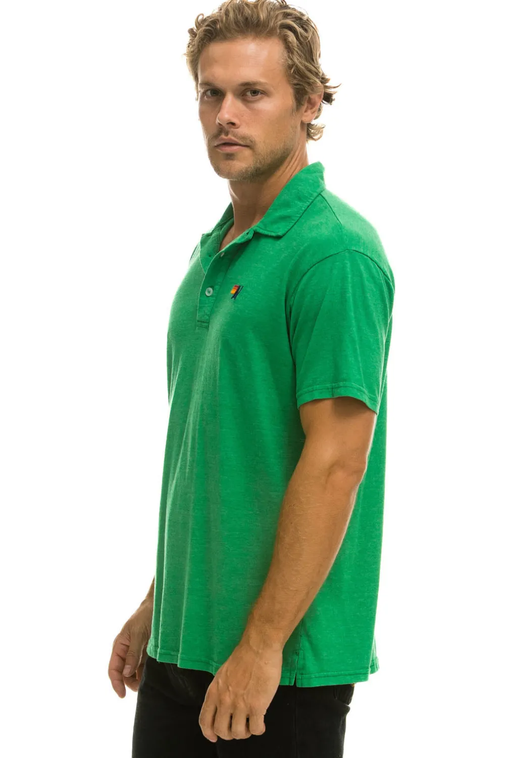 Tees | Aviator Nation POLO - KELLY GREEN KELLYGREEN