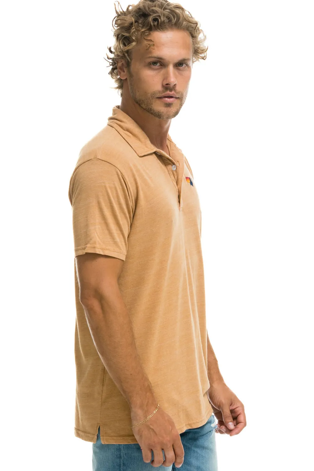 Tees | Aviator Nation POLO - KHAKI