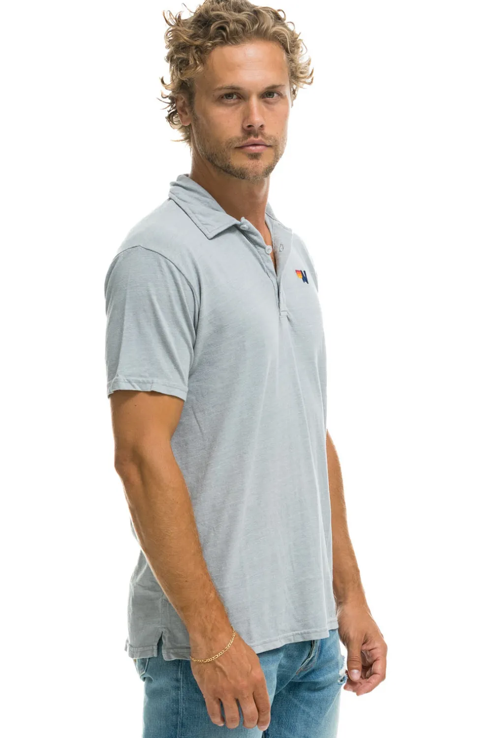 Tees | Aviator Nation POLO - LIGHT GREY LIGHTGREY