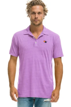 Tees | Aviator Nation POLO - NEON PURPLE NEONPURPLE