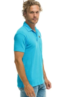 Tees | Aviator Nation POLO - NEON BLUE NEONBLUE