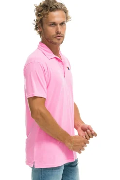Tees | Aviator Nation POLO - NEON PINK NEONPINK