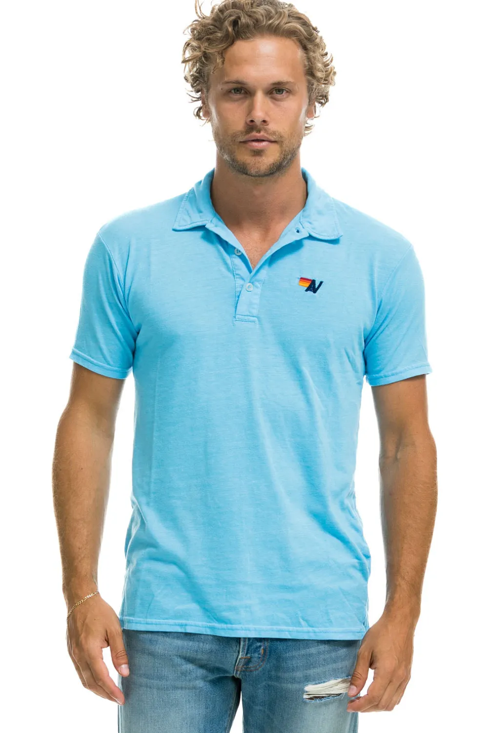 Tees | Aviator Nation POLO - SKY