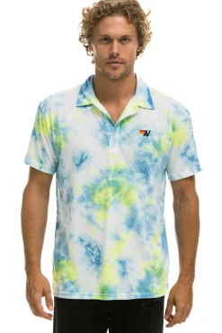 Tees | Aviator Nation POLO - TIE DYE YELLOW TIEDYEYELLOW