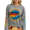 Sweatshirts | Sweatshirts | Aviator Nation RELAXED CREW SWEATSHIRT - HEATHER GREY HEATHERGREY
