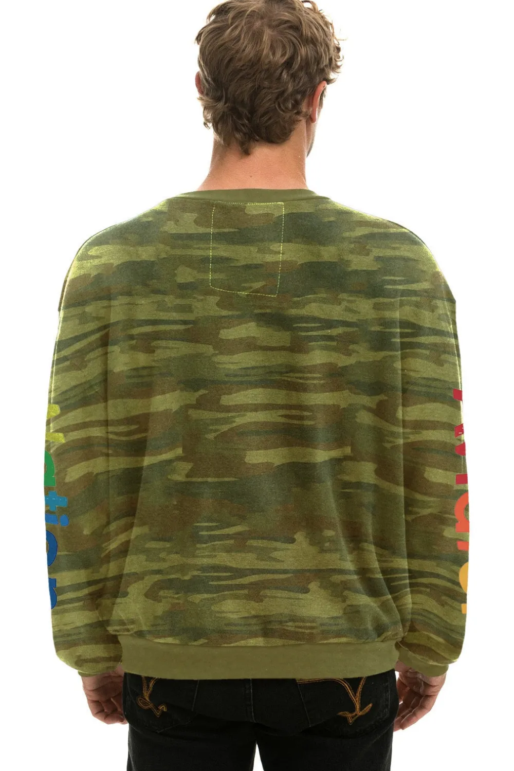 Sweatshirts | Sweatshirts | Aviator Nation RELAXED CREW SWEATSHIRT - CAMO