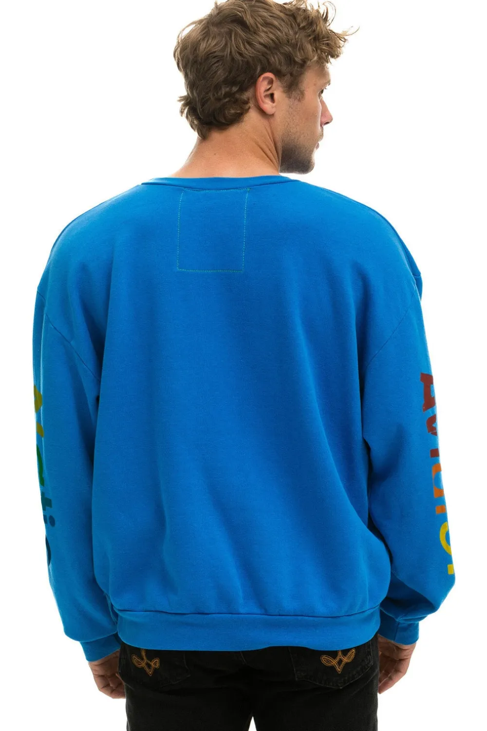 Sweatshirts | Sweatshirts | Aviator Nation RELAXED CREW SWEATSHIRT - OCEAN