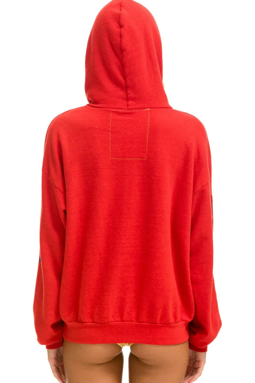 Hoodies | Hoodies | Aviator Nation RELAXED PULLOVER HOODIE - RED
