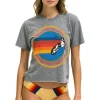 Boyfriend Tees | Aviator Nation SAN FRANCISCO BOYFRIEND TEE - HEATHER GREY HEATHERGREY