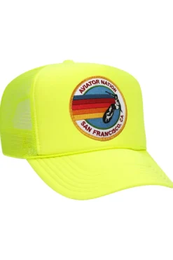 Trucker Hats | Trucker Hats | Aviator Nation SAN FRANCISCO TRUCKER HAT sick!Allofourproductsgothroughanintensebreaking-downprocessthatgivesthemavintagefeelyou'lllovebecauseit'sbrokeninfromdayoneofwearingit.Allofourhatsareadjustable!