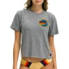 Boyfriend Tees | Tees | Aviator Nation SMALL LOGO BOYFRIEND TEE - HEATHER GREY HEATHERGREY