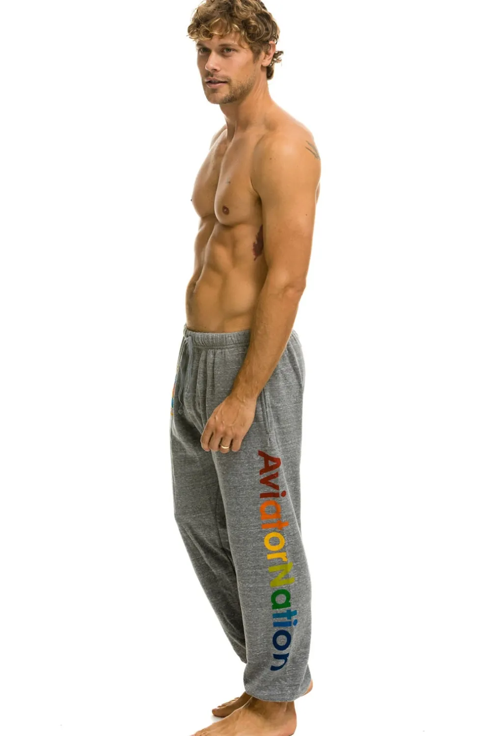 Sweatpants | Aviator Nation SWEATPANTS - HEATHER GREY HEATHERGREY