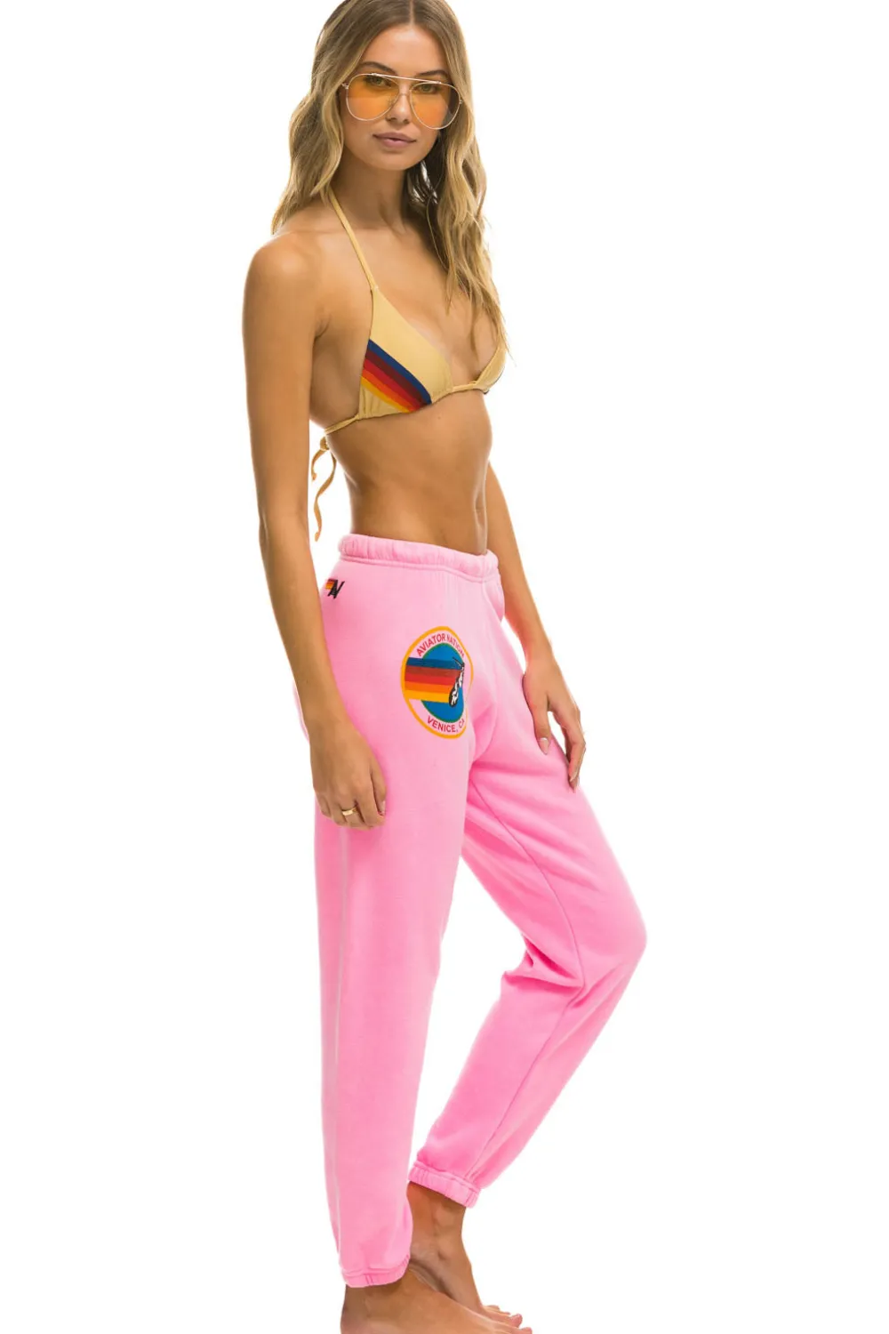 Sweatpants | Aviator Nation SWEATPANTS - NEON PINK NEONPINK