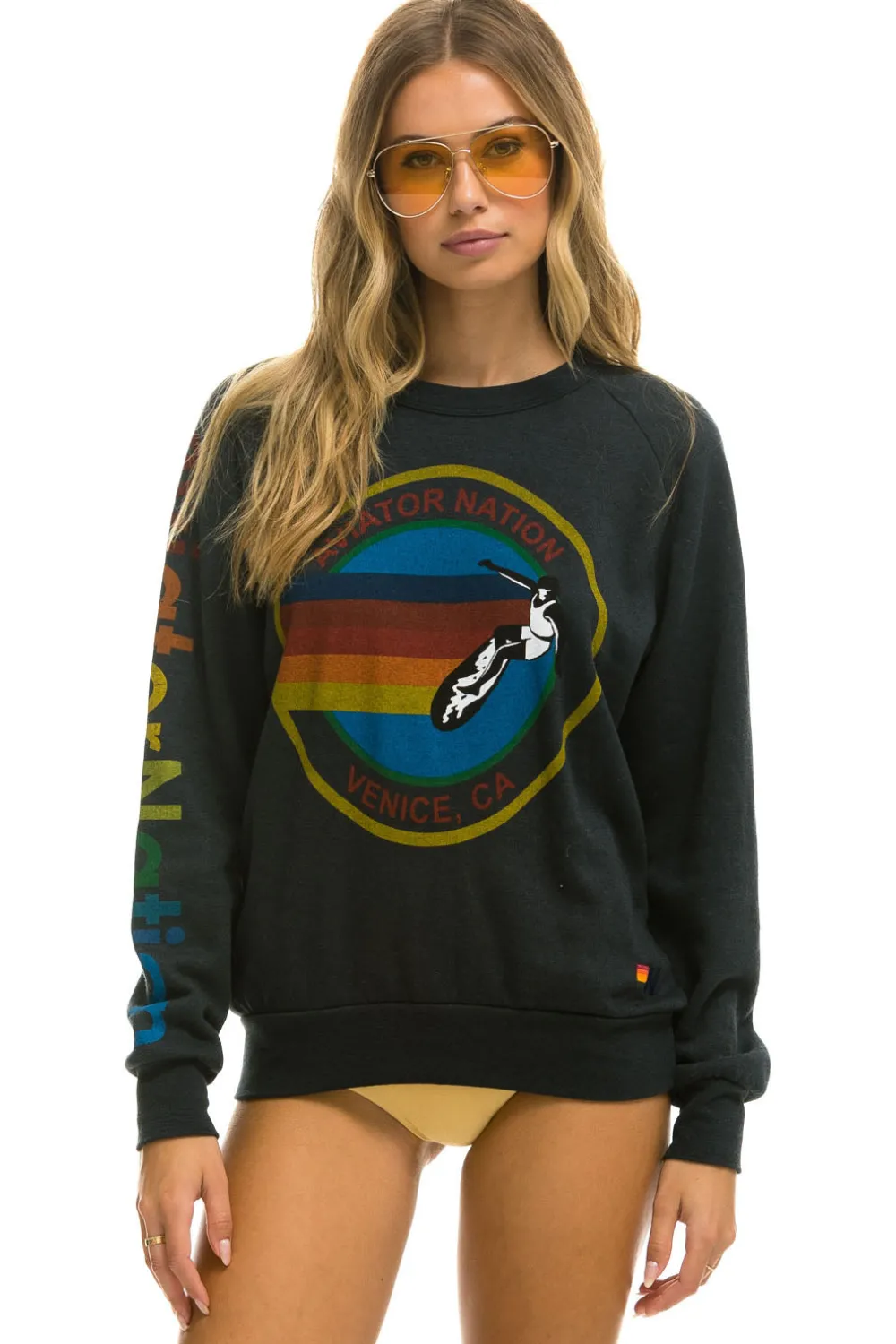 Sweatshirts | Sweatshirts | Aviator Nation SWEATSHIRT - CHARCOAL