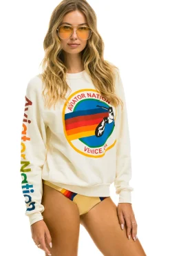 Sweatshirts | Sweatshirts | Aviator Nation SWEATSHIRT - VINTAGE WHITE VINTAGEWHITE