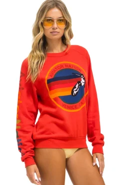 Sweatshirts | Sweatshirts | Aviator Nation SWEATSHIRT - RED