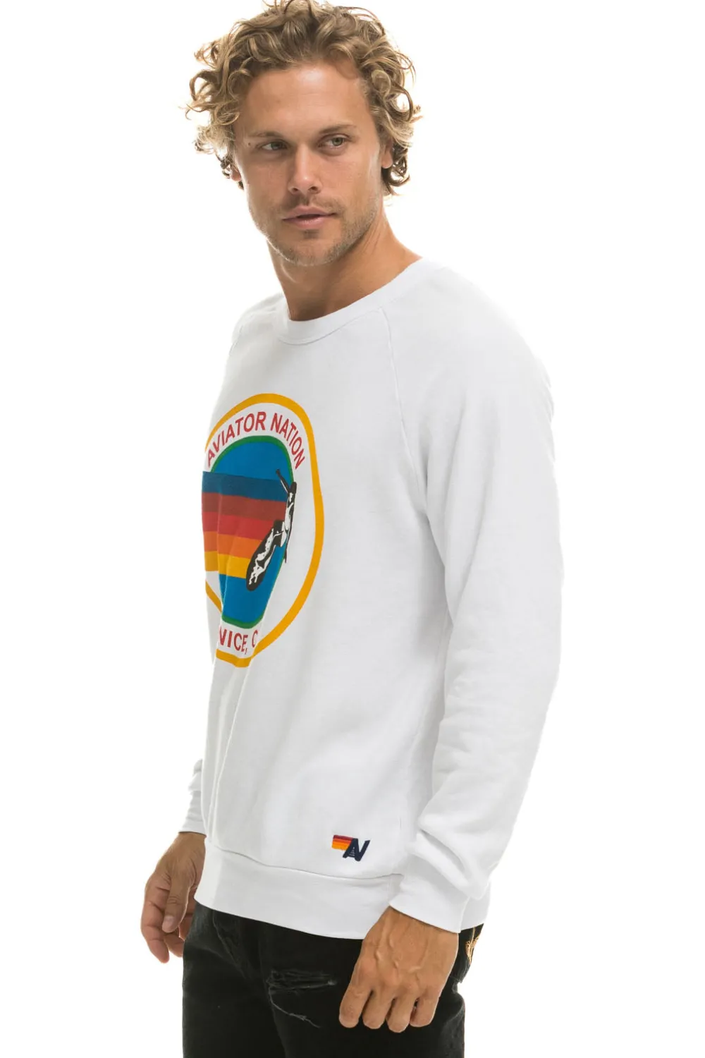 Sweatshirts | Sweatshirts | Aviator Nation SWEATSHIRT - WHITE