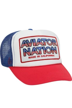 Trucker Hats | Trucker Hats | Aviator Nation USA PATRIOTIC VINTAGE TRUCKER HAT