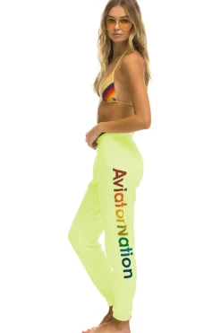Sweatpants | Aviator Nation VAIL SWEATPANTS - NEON YELLOW NEONYELLOW