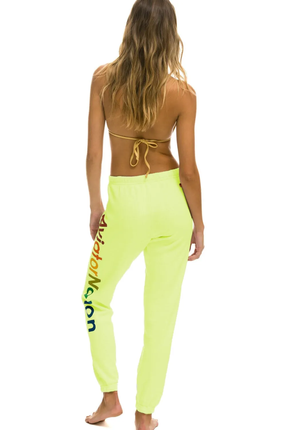 Sweatpants | Aviator Nation VAIL SWEATPANTS - NEON YELLOW NEONYELLOW