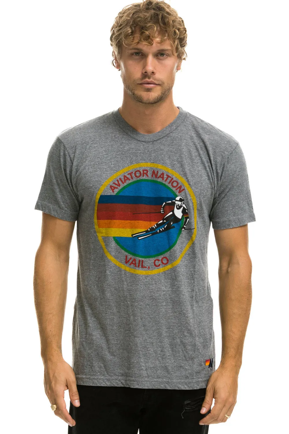 Tees | Tees | Aviator Nation VAIL TEE - HEATHER