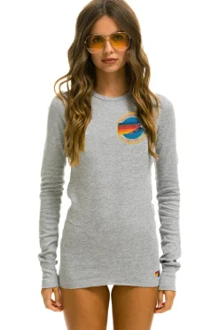 Tees | Aviator Nation VAIL THERMAL - HEATHER GREY HEATHERGREY