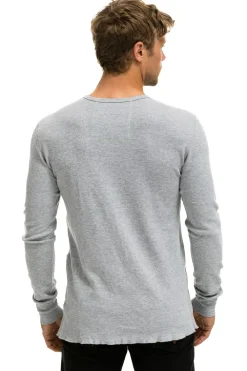 Tees | Aviator Nation VAIL THERMAL - HEATHER GREY HEATHERGREY