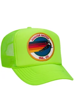 Trucker Hats | Trucker Hats | Aviator Nation VAIL TRUCKER HAT