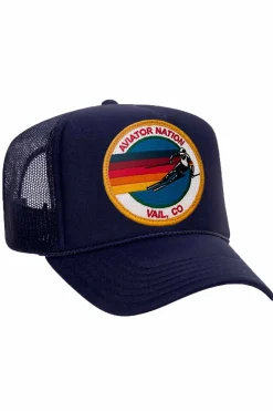 Trucker Hats | Trucker Hats | Aviator Nation VAIL TRUCKER HAT