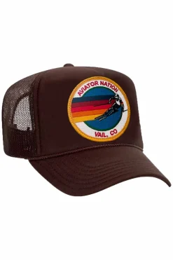 Trucker Hats | Trucker Hats | Aviator Nation VAIL TRUCKER HAT