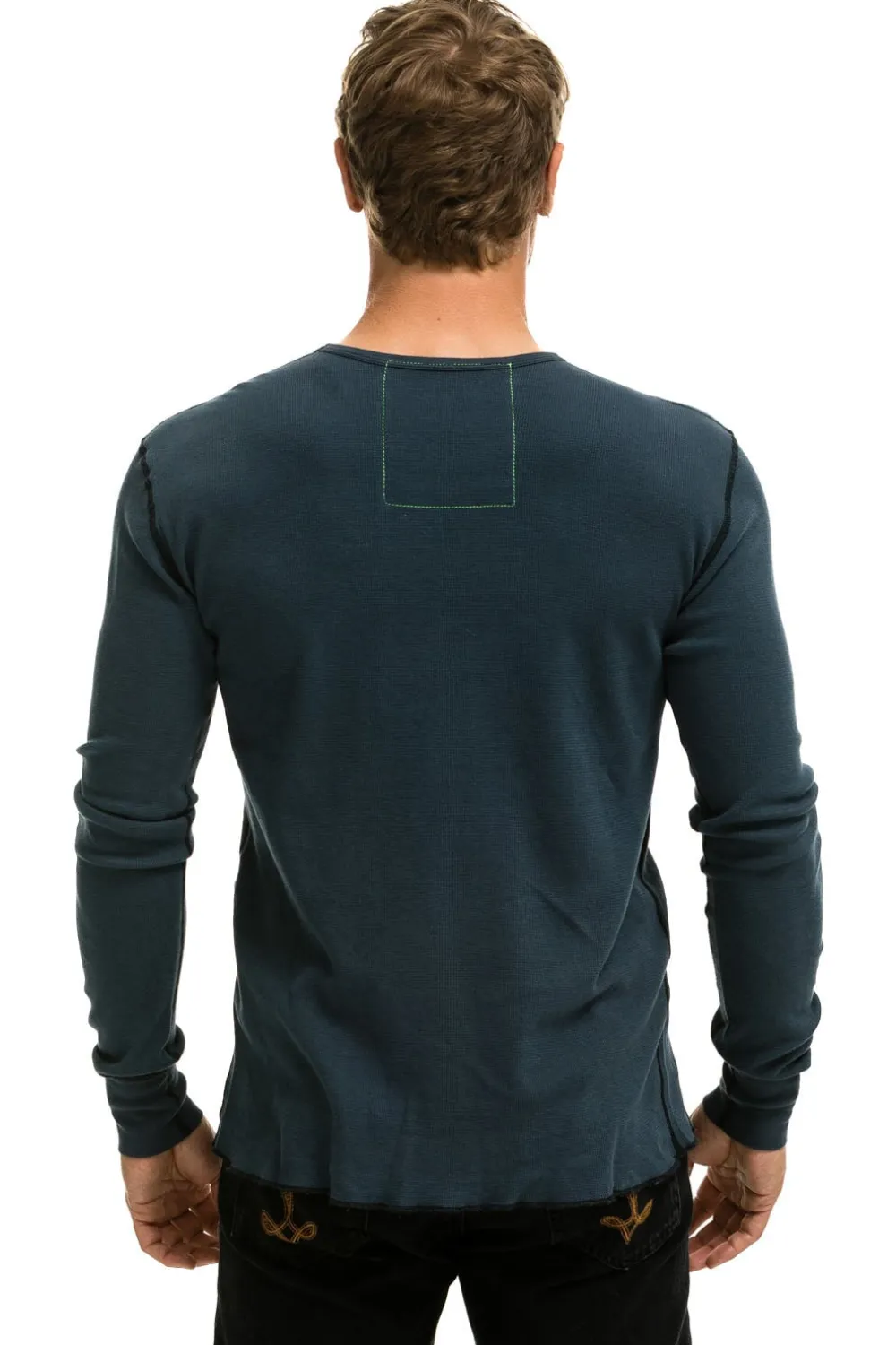 Tees | Aviator Nation VENICE THERMAL - CHARCOAL