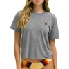 Boyfriend Tees | Tees | Aviator Nation BASIC BOYFRIEND TEE - HEATHER GREY HEATHERGREY