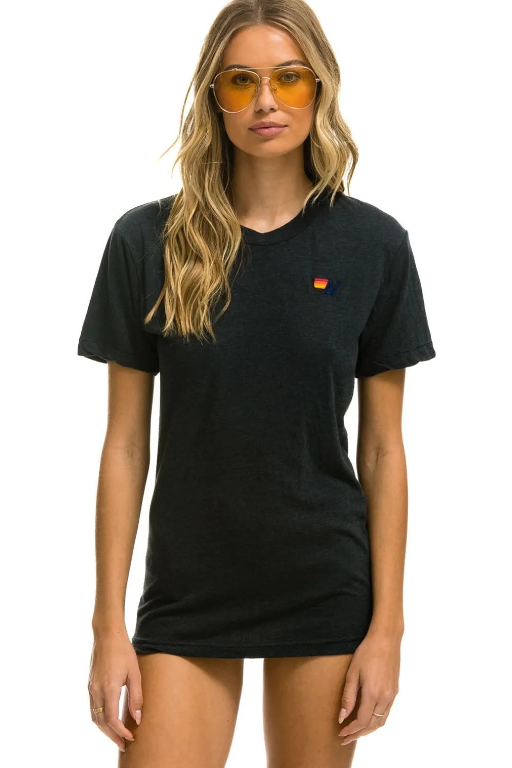 Tees | Tees | Aviator Nation BASIC TEE - CHARCOAL