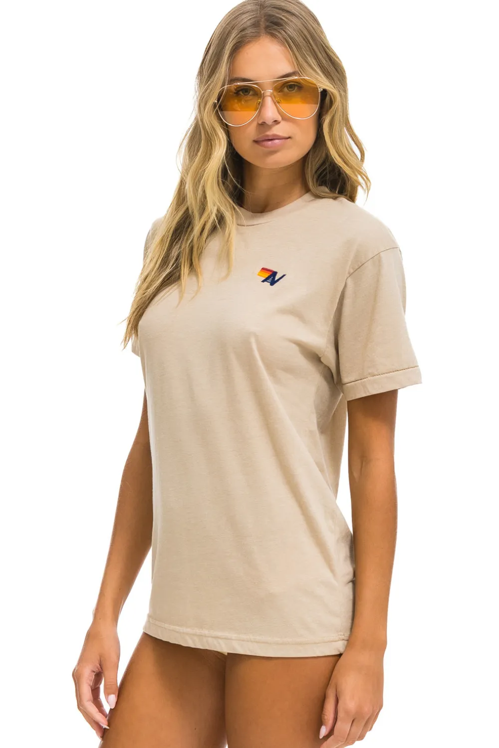 Tees | Tees | Aviator Nation BASIC TEE - SAND