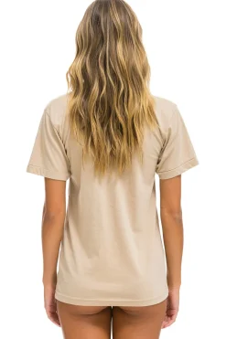 Tees | Tees | Aviator Nation BASIC TEE - SAND