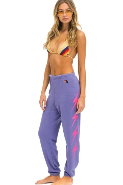 Sweatpants | Aviator Nation BOLT 4 SWEATPANTS - LAVENDER // NEON PINK LAVENDER//NEONPINK