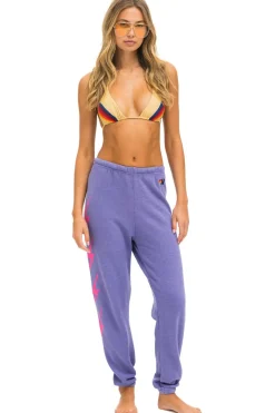 Sweatpants | Aviator Nation BOLT 4 SWEATPANTS - LAVENDER // NEON PINK LAVENDER//NEONPINK