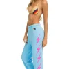 Sweatpants | Aviator Nation BOLT 4 SWEATPANTS - SKY // NEON PINK SKY//NEONPINK