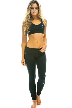 Activewear | Activewear | Aviator Nation BOLT FULL LENGTH LEGGINGS - BLACK