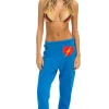 Sweatpants | Aviator Nation BOLT HEART SWEATPANTS - OCEAN