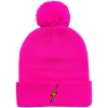 Beanies | Beanie | Aviator Nation BOLT POM POM RIB BEANIE - NEON PINK NEONPINK