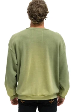 Sweatshirts | Sweatshirts | Aviator Nation BOLT STITCH 2 RELAXED CREW SWEATSHIRT - FADED ARMY FADEDARMY