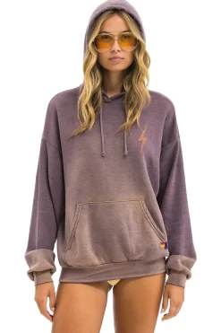 Hoodies | Hoodies | Aviator Nation BOLT STITCH 2  RELAXED PULLOVER HOODIE - FADED MOCHA FADEDMOCHA