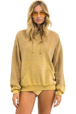 Hoodies | Hoodies | Aviator Nation BOLT STITCH 2  RELAXED PULLOVER HOODIE - FADED TAN FADEDTAN