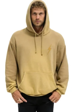 Hoodies | Hoodies | Aviator Nation BOLT STITCH 2  RELAXED PULLOVER HOODIE - FADED TAN FADEDTAN