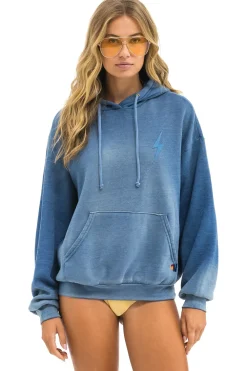 Hoodies | Hoodies | Aviator Nation BOLT STITCH 2  RELAXED PULLOVER HOODIE - FADED WATER FADEDWATER